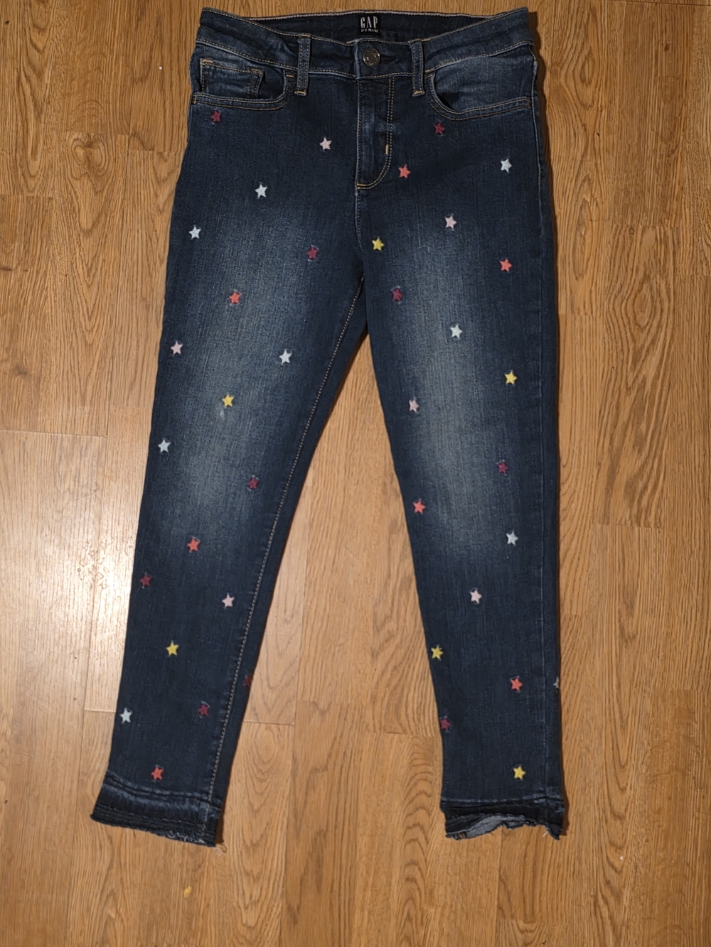 Gap Kids High Rise Embroidered Star Jeggings
